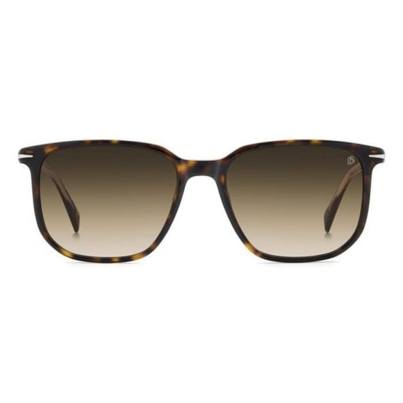 New DAVID BECKHAM Havana Square DB 1141/S 086N4 Sunglasses Women - Picture 2 of 4